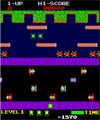 Frogger Hi-Score Flash Game Screenshot