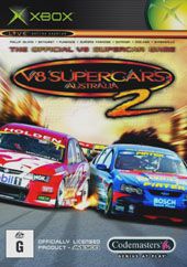 V8 Supercars 2 Original XBOX Cover Art