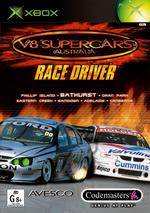 V8 Supercars Original XBOX Cover Art